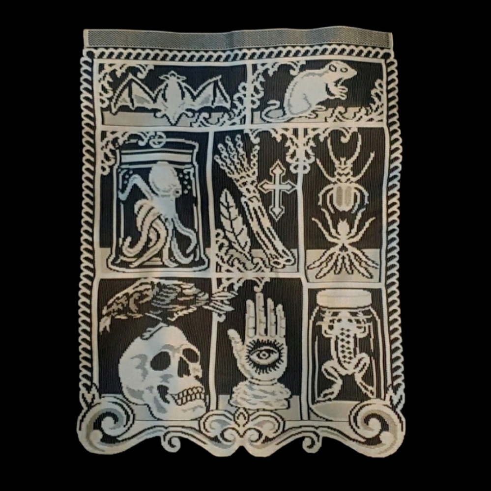 NWOT Silk Cabinet of Curiosities Cloth Decor